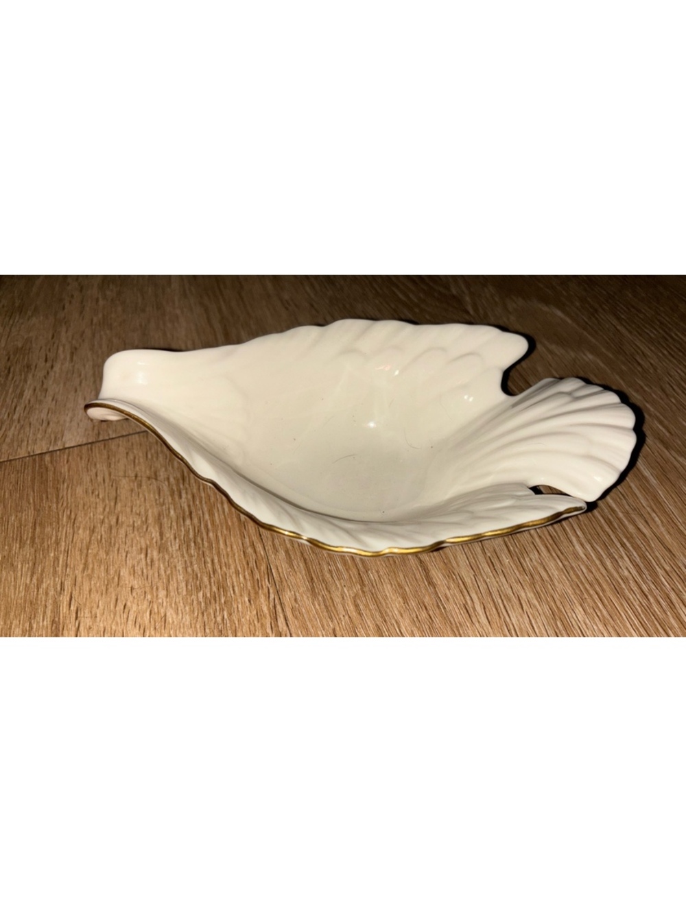 Vintage Lenox Dove Dish 24K Gold Trim USA D151